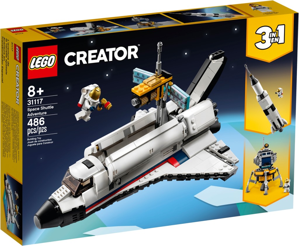 LEGO Creator 3 in 1 Spaceshuttle-Abenteuer (31117)