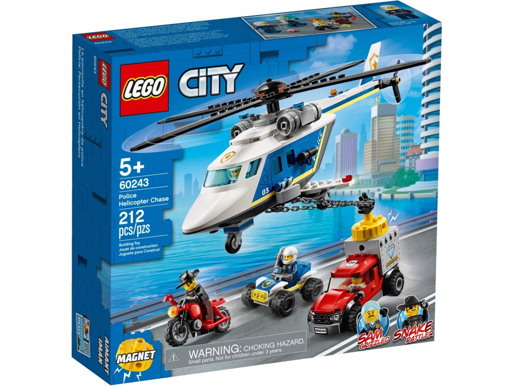 LEGO City Verfolgungsjagd mit dem Polizeihub (60243)