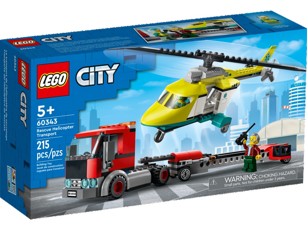 LEGO City City Hubschrauber Transporter (60343)