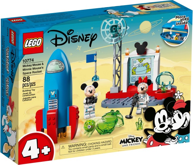 LEGO Disney Mickey Mouse &amp; Minnie Mouse&#039;s Weltraumrakete (10774)