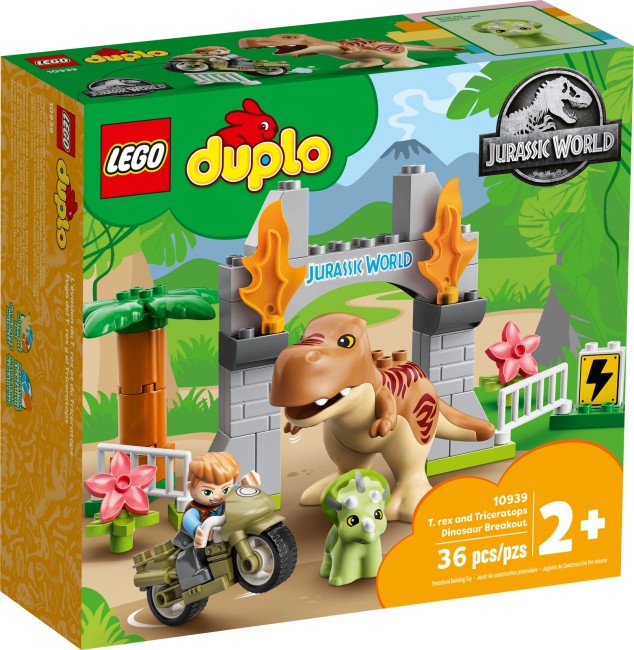 LEGO Duplo Ausbruch des T. rex und Triceratops (10939)