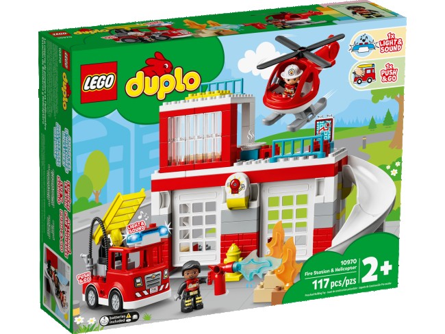 LEGO Duplo Feuerwehrwache mit Hubschrauber (10970)