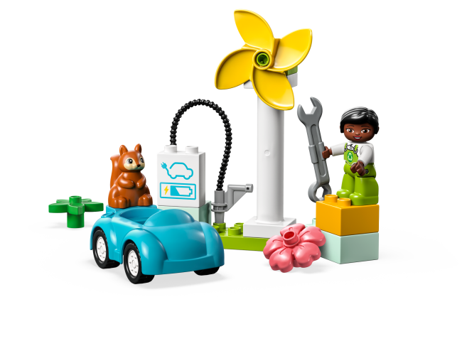 LEGO Duplo Windrad und Elektroauto (10985)