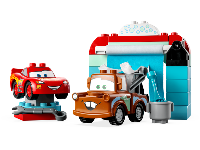 LEGO Duplo Lightning McQueen und Mater in der Waschanlage (10996)