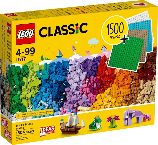 LEGO Classic Extragroße Steinebox mit Bauplatten (11717)