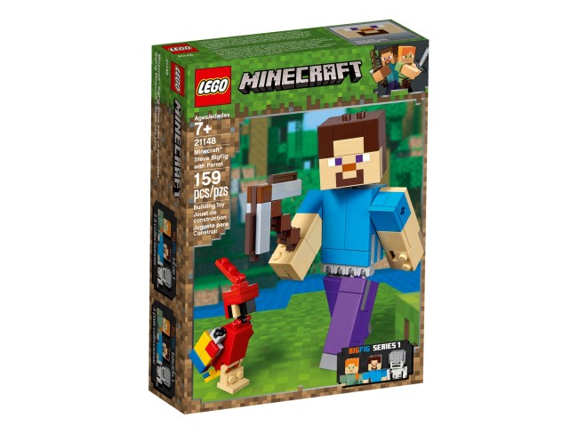 LEGO Minecraft BigFig Steve mit Papagei (21148)