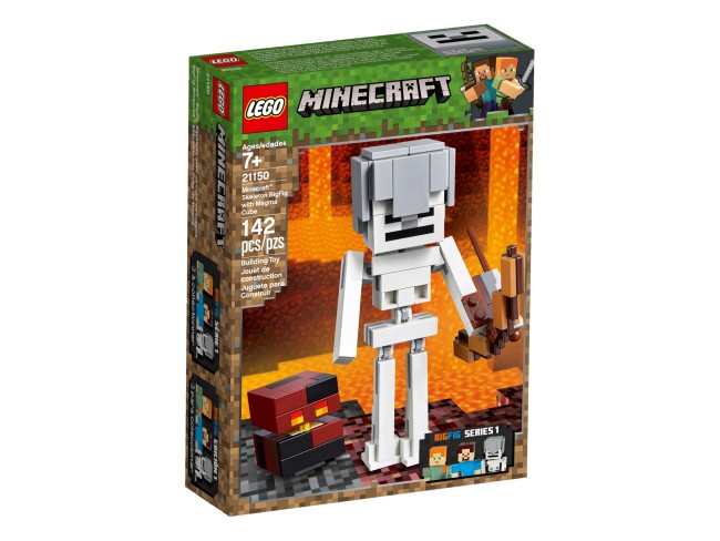 LEGO Minecraft BigFig Skelett mit Magmawürfel (21150)