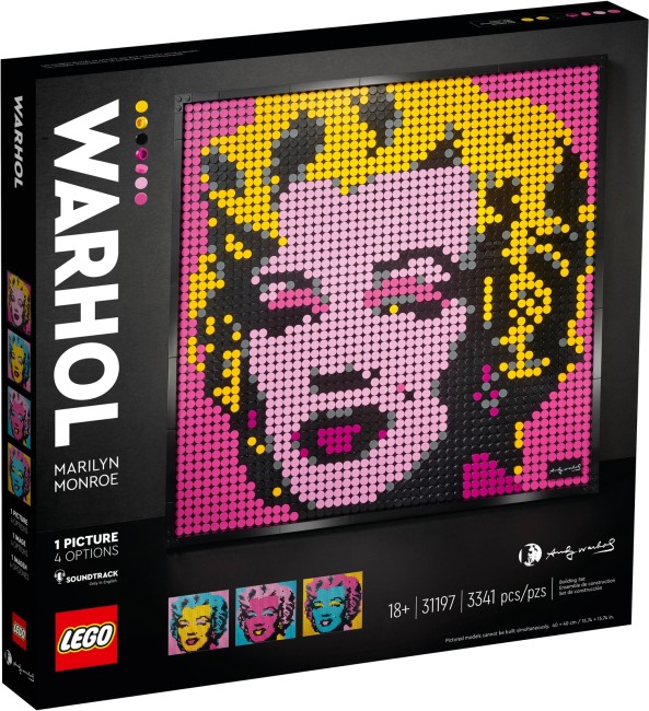 LEGO Art Andy Warhol&#039;s Marilyn Monroe (31197)