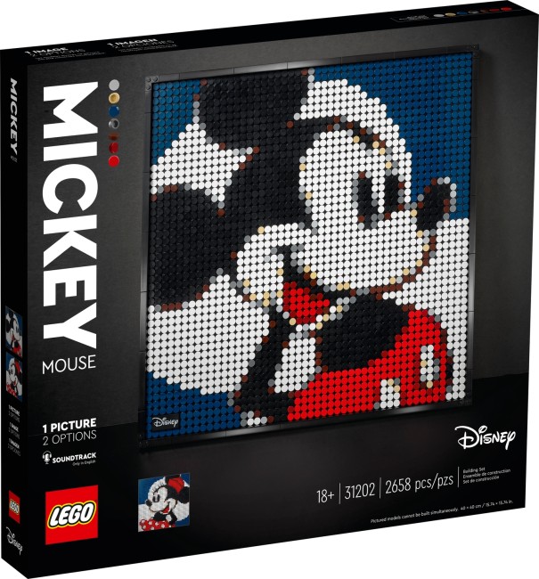 LEGO Art Disney&#039;s Mickey Mouse (31202)