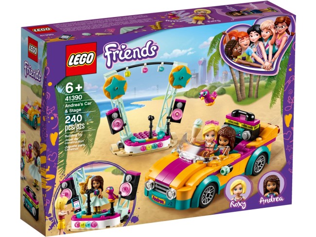 LEGO Friends Andreas Bühne &amp; Auto (41390)