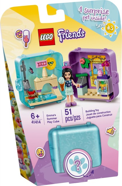 LEGO Friends Emmas Sommer Würfel - Eis Café (41414)