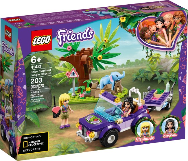 LEGO Friends Rettung des Elefantenbabys mit Transporter (41421)