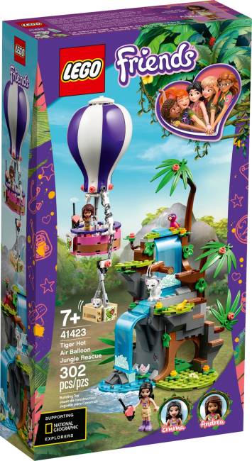 LEGO Friends Tiger-Rettung mit Heißluftballon (41423)