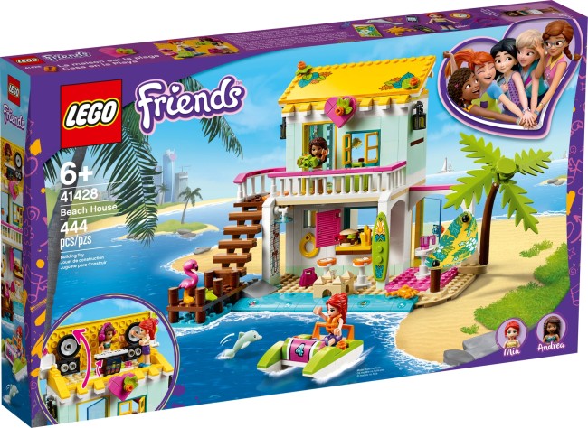 LEGO Friends Strandhaus mit Tretboot (41428)