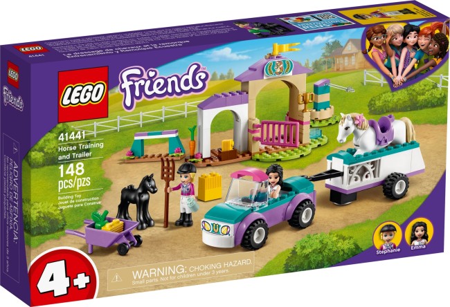 LEGO Friends Trainingskoppel und Pferdeanhänger (41441)