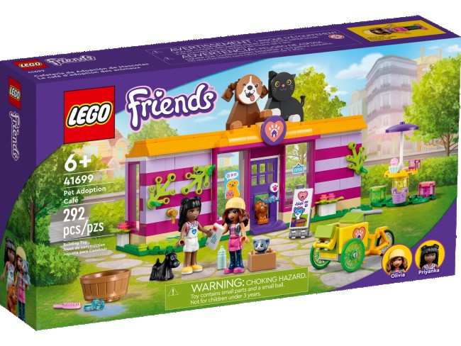 LEGO Friends Friends Tieradoptionscafé (41699)