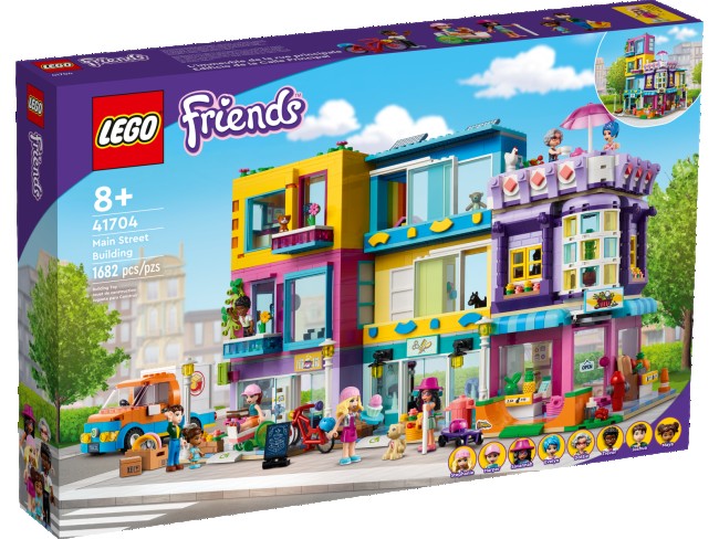 LEGO Friends Wohnblock in Heartlake City mit Friseursalon und Café (41704)
