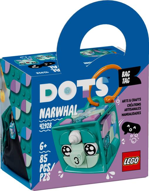LEGO Dots Taschenanhänger Narwal (41928)
