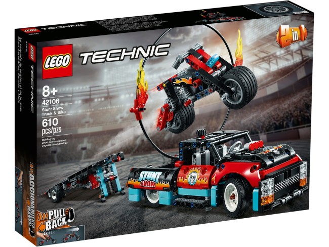 LEGO Technic Stunt-Show mit Truck u Motorrad (42106)