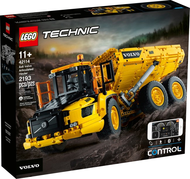 LEGO Technic Knickgelenkter Volvo-Dumper (6x6) (42114)