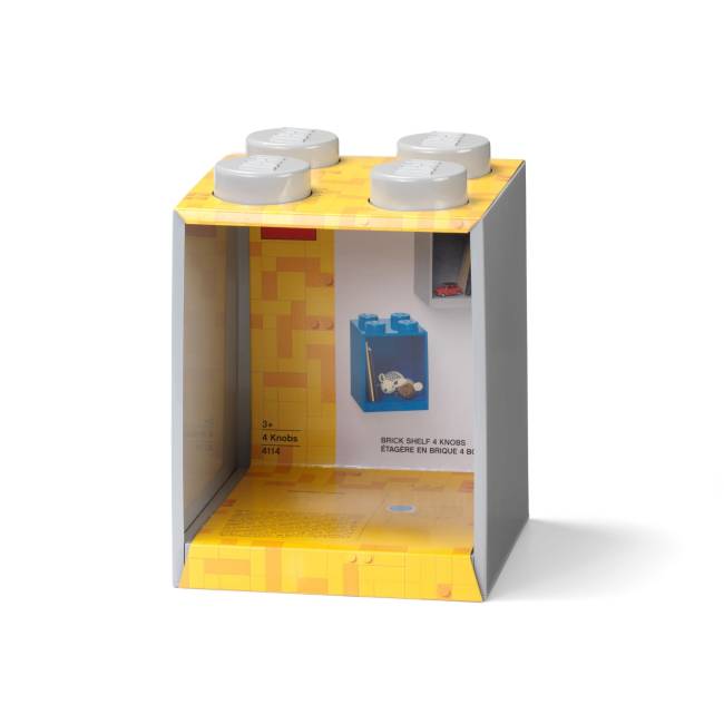 LEGO Verschiedenes teinregal mit 4 Noppen in Grau (5007283)