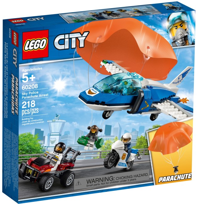 LEGO City Polizei Flucht mit Fallschirm (60208)