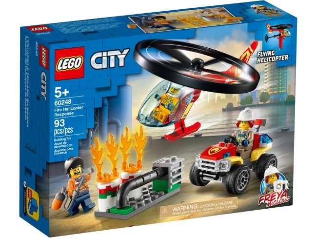 LEGO City Einsatz mit dem Feuerwehr-Hubschrauber (60248)