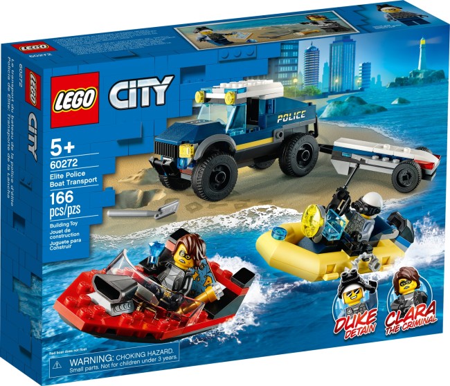 LEGO City Transport des Polizeiboots (60272)