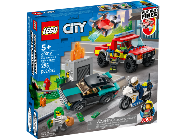LEGO City City Löscheinsatz und Verfolgungsjagd (60319)