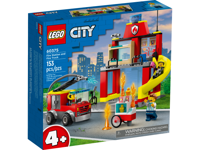 LEGO City Feuerwehrstation und Löschauto (60375)