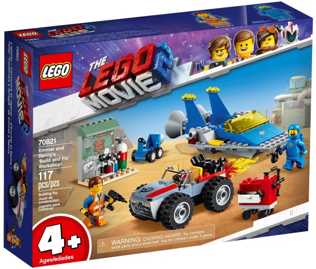 LEGO The LEGO Movie 2 Emmets und Bennys Bau- Reparaturwerkstatt (70821)