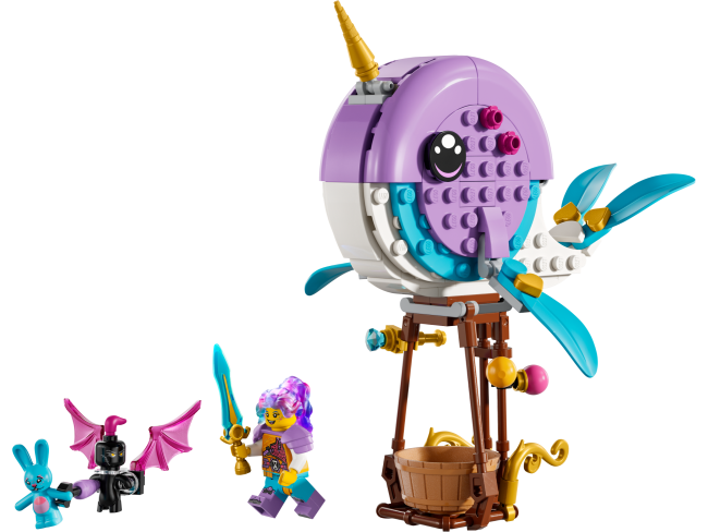 LEGO DREAMZzz Izzies Narwal-Heißluftballon (71472)