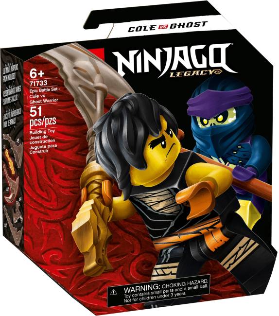 LEGO Ninjago Battle Set: Cole vs. Geisterkämpfer (71733)