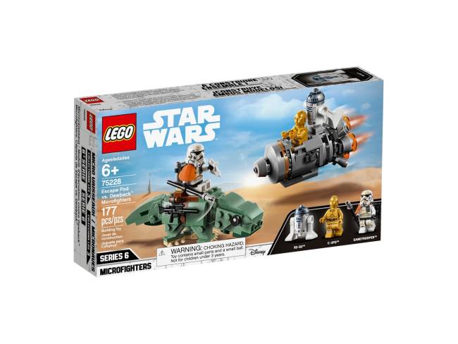 LEGO Star Wars Escape Pod vs. Dewback Microfighters (75228)