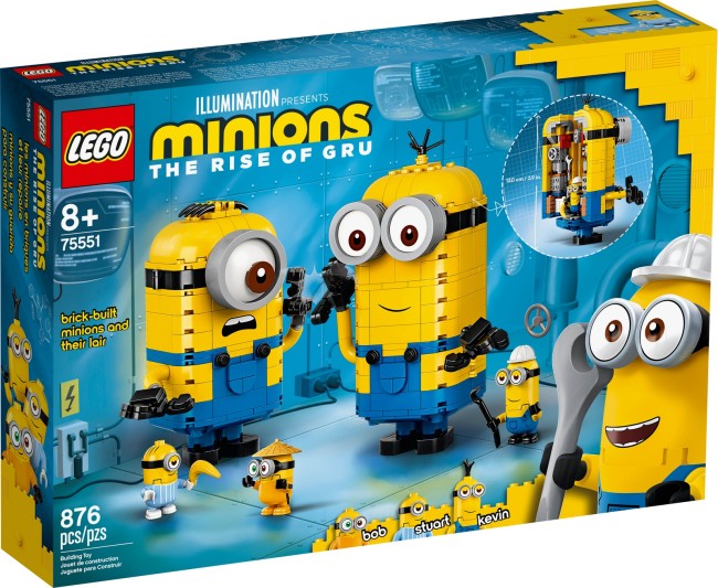 LEGO Minions Minions-Figuren Bauset mit Versteck (75551)