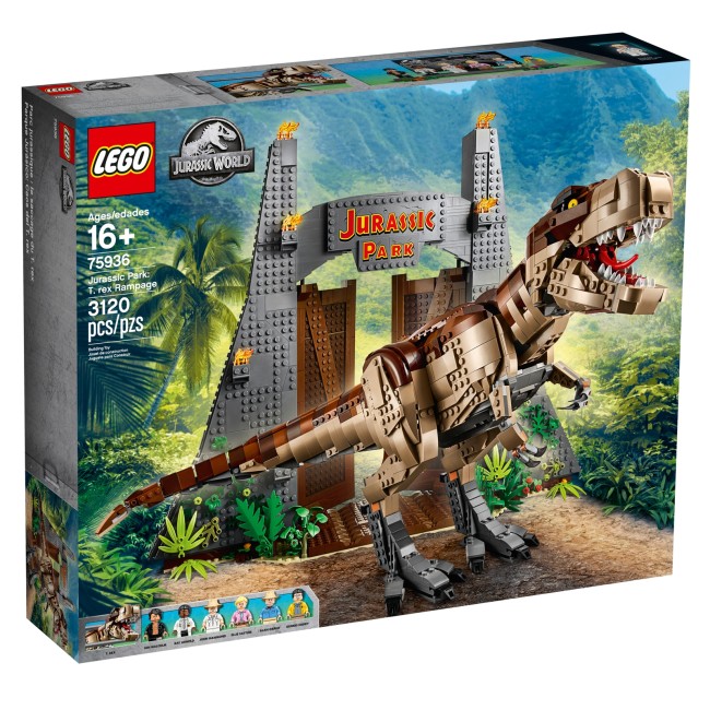LEGO Jurassic World Jurassic Park - T. Rex&#039; Verwüstung (75936)