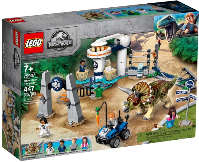 LEGO Jurassic World Triceratops-Randale (75937)