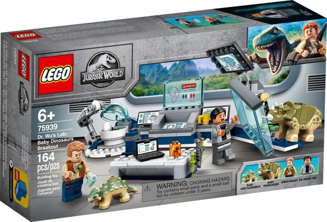 LEGO Jurassic World Dr. Wus Labor: Ausbruch der Baby-Dinosaurier (75939)