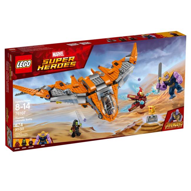 LEGO Super Heroes Avengers Infinity War: Thanos Das ultimative Gefecht (76107)