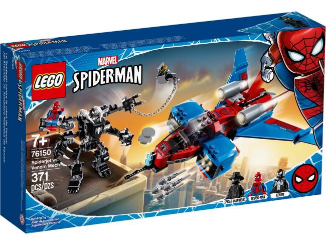 LEGO Super Heroes Spiderjet vs. Venom Mech (76150)