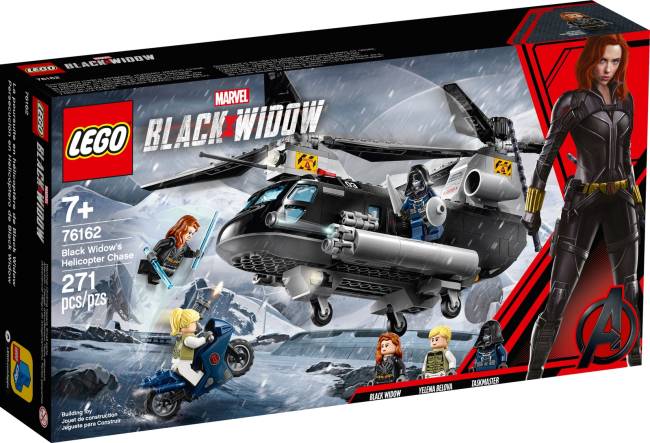 LEGO Super Heroes Black Widows Hubschrauber-Verfolgungsjagd (76162)