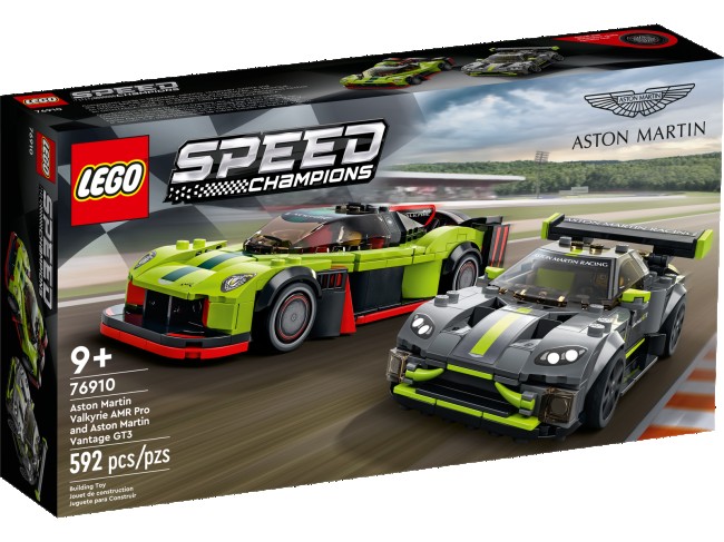 LEGO Speed Champions Aston Martin Valkyrie AMR Pro &amp; Aston Martin Vantage GT3 (76910)
