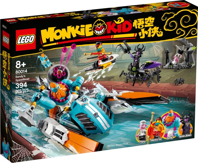LEGO Monkie Kid Sandys Schnellboot (80014)