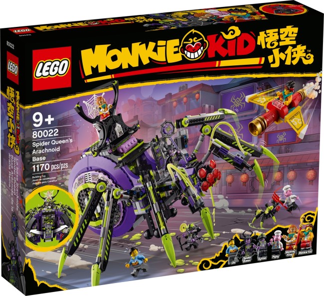 LEGO Monkie Kid Hauptquartier der Spider Queen (80022)