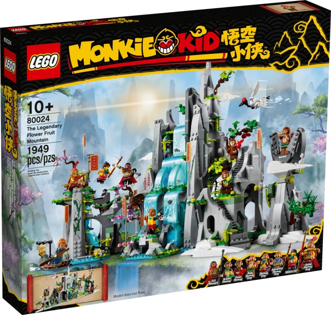 LEGO Monkie Kid Der legendäre Berg der Blumen und Früchte (80024)