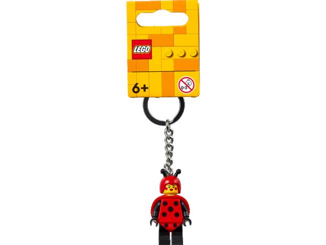 LEGO Minifigures Schlüsselanhänger mit Marienkäfer-Mädchen (854157)